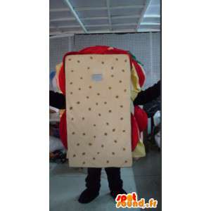 Mascot ihmisen mainostaulu - laatu sandwich Disguise - MASFR001085 - Mascottes Homme