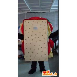Mascot ihmisen mainostaulu - laatu sandwich Disguise - MASFR001085 - Mascottes Homme