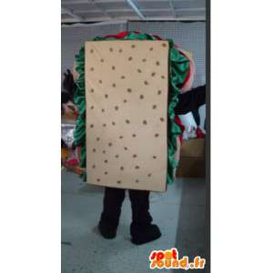 Mascot ihmisen mainostaulu - laatu sandwich Disguise - MASFR001085 - Mascottes Homme