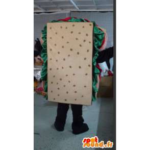 Mascot ihmisen mainostaulu - laatu sandwich Disguise - MASFR001085 - Mascottes Homme