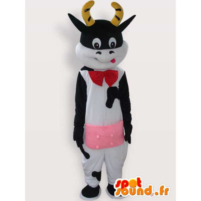 Koe mascotte met toebehoren - kostuum koe pluche - MASFR00967 - koe Mascottes