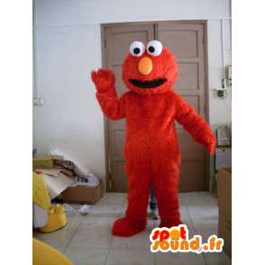 Mascotte en peluche Elmo - Déguisement de couleur rouge - MASFR001193 - Mascottes 1 rue sesame Elmo