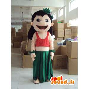 Buchstaben-Kostüm gekleidete Frau - Kostüm alle Größen - MASFR001194 - Maskottchen-Frau
