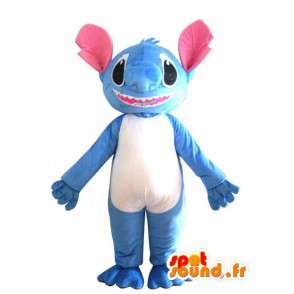 Alien mascotte roze oren - Disguise 7 maten - MASFR001195 - uitgestorven dieren Mascottes