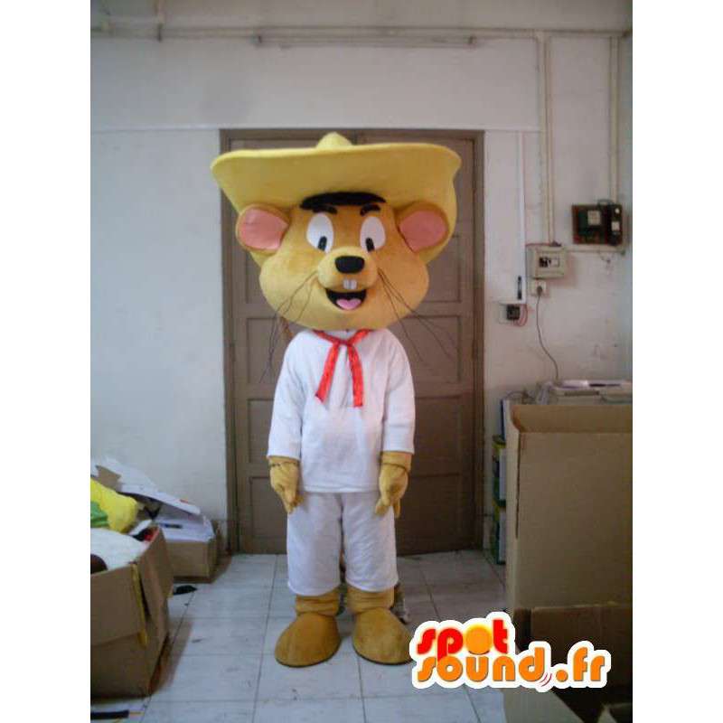 Maskot Mexické myš - kostým s příslušenstvím - MASFR001199 - myš Maskot
