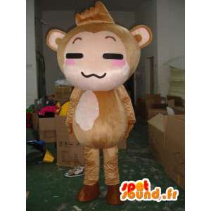 Kiinalainen kissa perässä - kissa puku teddy - MASFR001165 - kissa Maskotteja