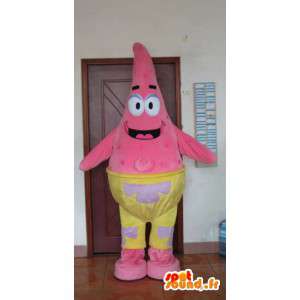 Mascote da estrela do mar-de-rosa - traje animal mar - MASFR001172 - Sea Star Mascotes