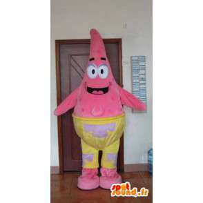 Mascote da estrela do mar-de-rosa - traje animal mar - MASFR001172 - Sea Star Mascotes