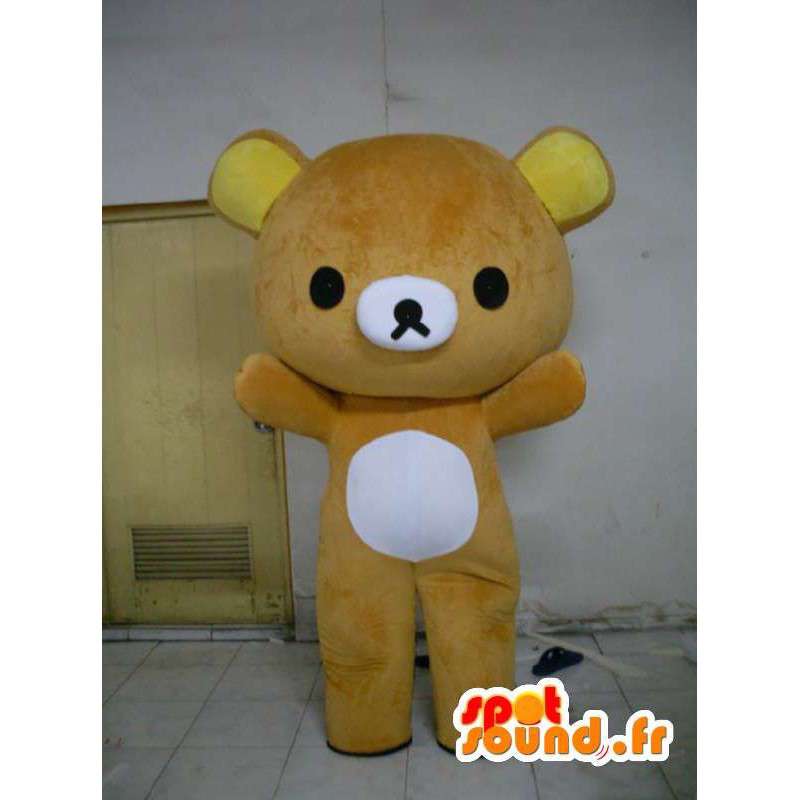 Caramel bear mascot - Disguise stuffed - MASFR001180 - Bear mascot