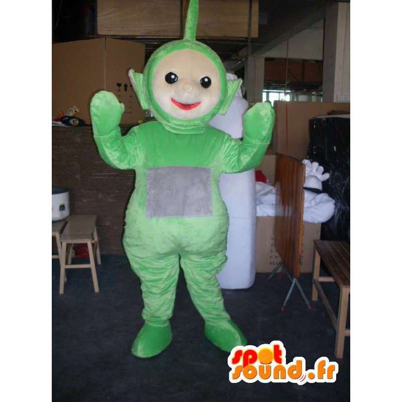 Mascot homenzinho verde - espaço Disguise - MASFR001183 - Mascotes homem