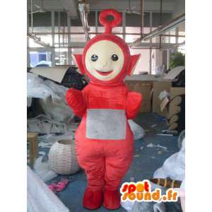 Little Red Man-kostym - rymddräkt - Spotsound maskot