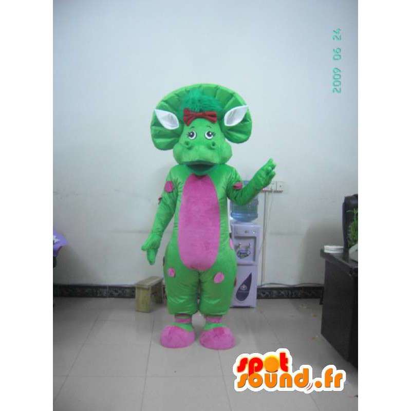 Prehistoric peluche mascotte - costume verde - MASFR001187 - Mascotte animale mancante