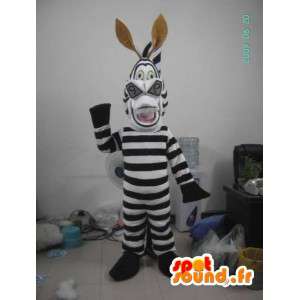 Skrattande sebrakostym - plysch zebrakostym - Spotsound maskot