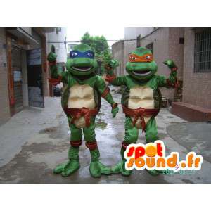 Kostüm Ninja Turtles Plüsch - Kostüm mit Zubehör - MASFR001190 - Maskottchen-Schildkröte
