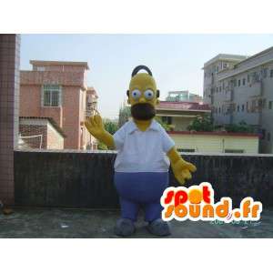 Costume mascotte Omer Simpson - Simpsons - MASFR00502 - Mascotte Simpsons
