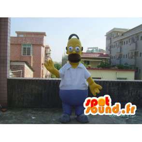 Déguisement de mascotte de Omer Simpson – Famille Simpson - MASFR00502 - Mascottes Les Simpson