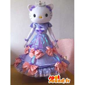 Hallo Kitty Kostüm - kleine Maus Kostüm Kleid in lila - MASFR001217 - Maskottchen Hello Kitty