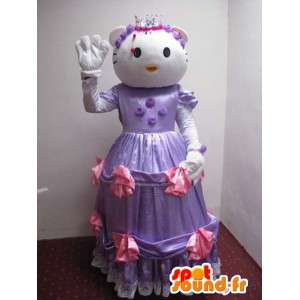 Hello Kitty kostuum - kleine muis Costume paarse jurk - MASFR001217 - Hello Kitty Mascottes