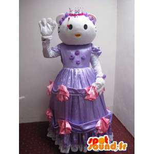 Hello Kitty κοστούμι - μικρό ποντίκι κοστούμι μοβ φόρεμα - MASFR001217 - Hello Kitty μασκότ