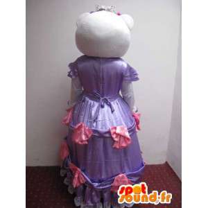 Olá traje Kitty - ratinho traje vestido roxo - MASFR001217 - Hello Kitty Mascotes