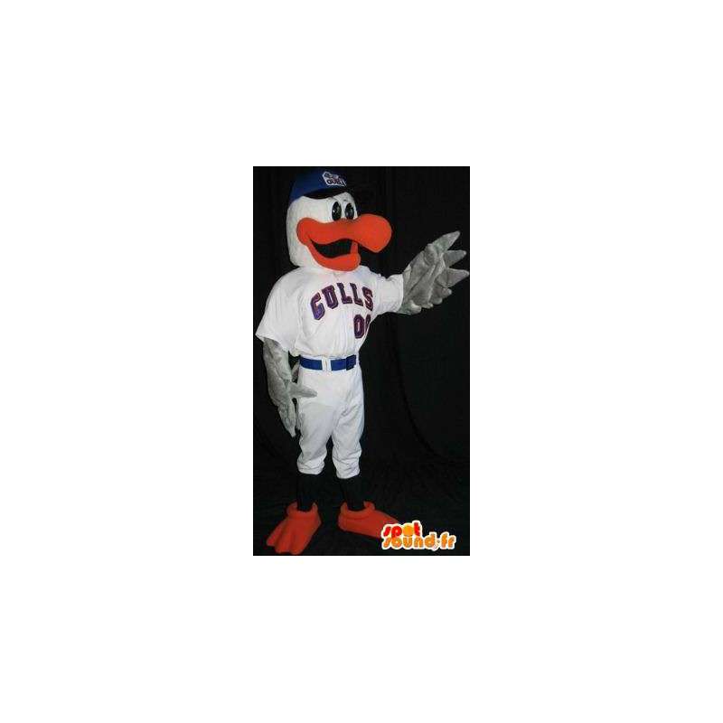 Mascot duck beak and red fins - MASFR001492 - Ducks mascot