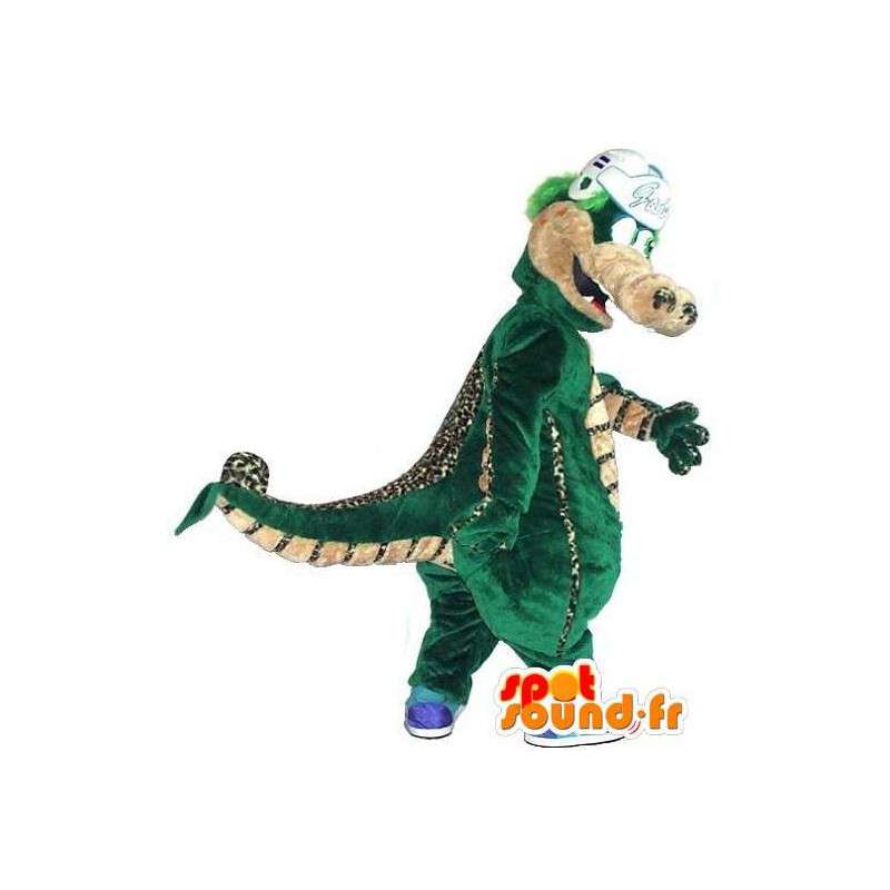 Lezard mascot Denver - Dinosaurus all sizes - MASFR001493 - Mascots dinosaur