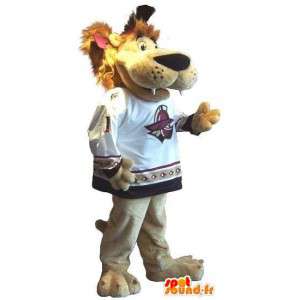 Lion mascot for sports fan all sizes