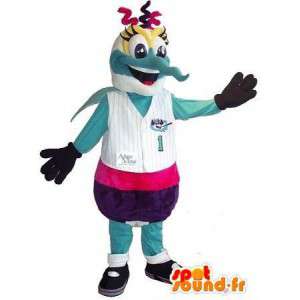 Femmelle mosquito mascot sports all sizes - MASFR001511 - Mascots woman