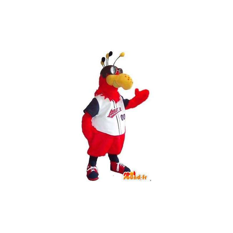 Sports bee mascotte in uw kleuren voor sport - MASFR001516 - Bee Mascot