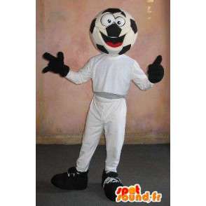 Sport maskot med en fotball hodet - MASFR001543 - sport maskot