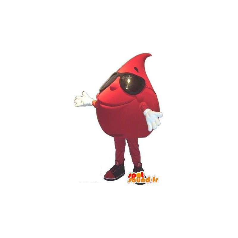 Costume druppel bloed - Mascot Plush - MASFR001554 - Niet-ingedeelde Mascottes