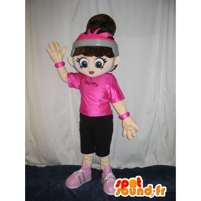 Betty Boop mascot to look trendy skater - MASFR001570 - Mascots boys and girls
