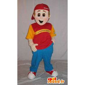 Estilo hip-hop jovem mascote ocasional - MASFR001571 - Mascotes Boys and Girls