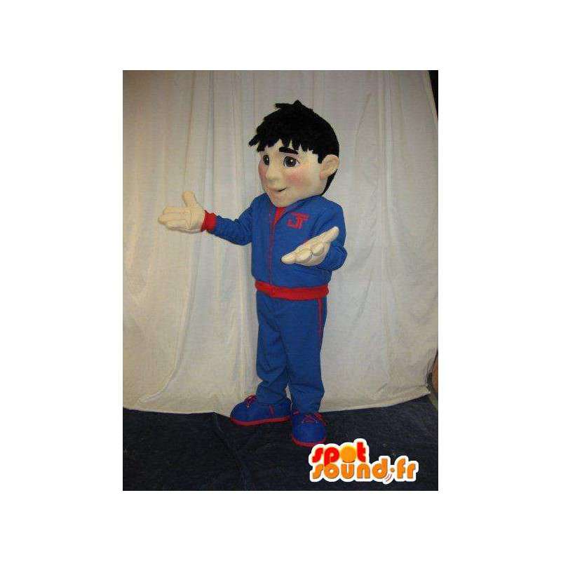 Mascot coach, trainer costume in a tracksuit - MASFR001599 - Sports mascot