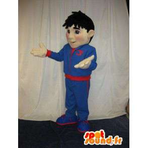 Mascot coach, trainer costume in a tracksuit - MASFR001599 - Sports mascot