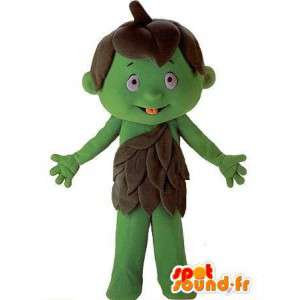 Grøn kæmpe maskot til barnekarakter - Spotsound maskot