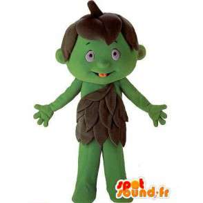 Grøn kæmpe maskot til barnekarakter - Spotsound maskot