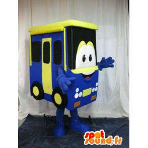 Mascot representing a bus-shaped vehicle disguise - MASFR001632 - Mascots of objects