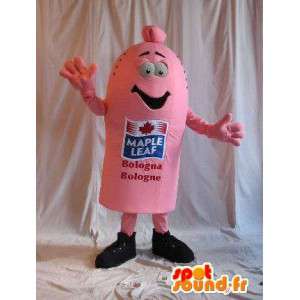 Mascot formet pølse, gourmetmat forkledning - MASFR001643 - Fast Food Maskoter