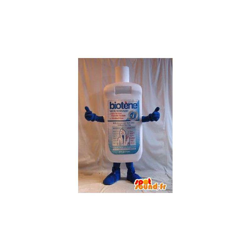 Mascot bottle of mouthwash, hygiene disguise - MASFR001648 - Mascots bottles