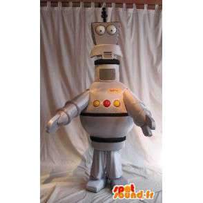 Robotti maskotti antenni, robotiikka naamioida - MASFR001657 - Mascottes de Robots