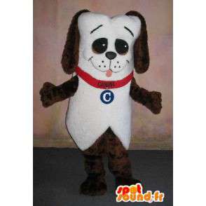 Mascot puppy with necklace, costume animal - MASFR001663 - Dog mascots