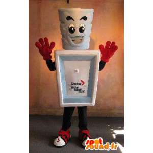 Mascote vidro com o seu recipiente, disfarce cerâmica - MASFR001667 - objetos mascotes