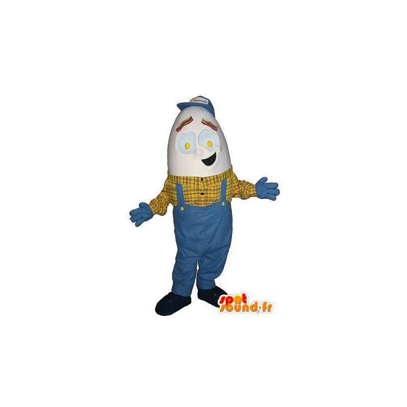 Handyman Maskottchenkopf Ei-Kostüm DIY - MASFR001675 - Menschliche Maskottchen