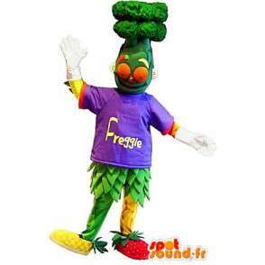 Mascot salat frukt og grønnsaker cocktail forkledning - MASFR001676 - frukt Mascot