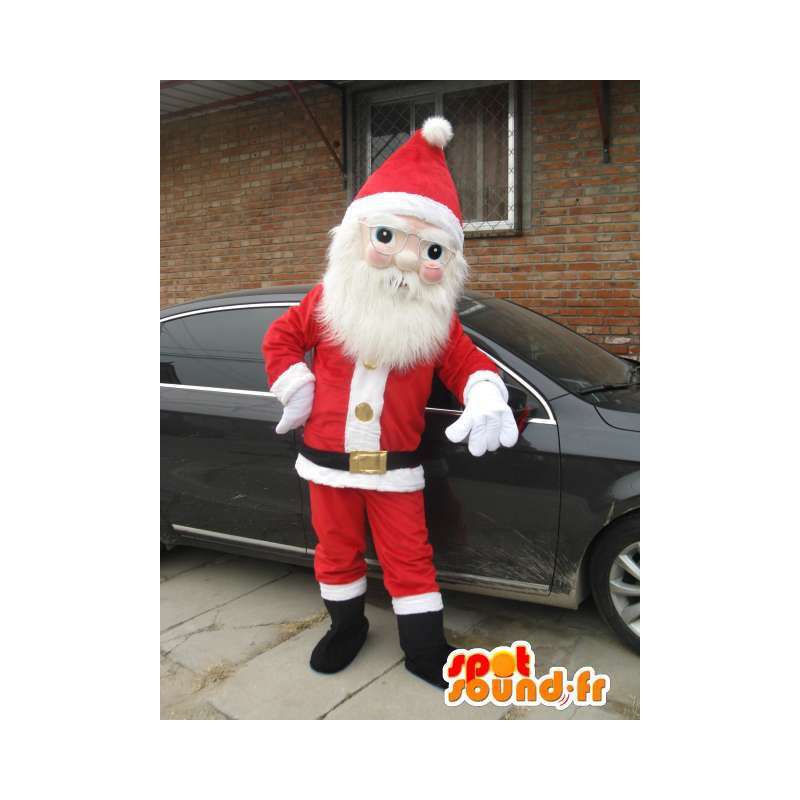 Babbo Natale del costume della mascotte stagione delle feste - MASFR001690 - Mascotte di Natale