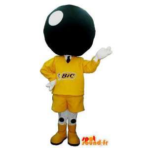 BIC pen mascot, school supplies disguise - MASFR001693 - Mascots pencil