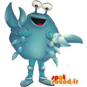 Blå krabbe maskot, krepsdyr forkledning - MASFR001716 - Maskoter Crab
