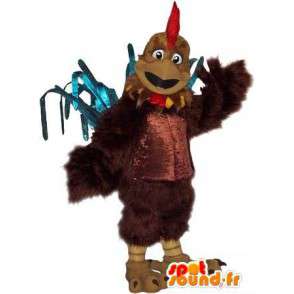 Representando una polla carnosa traje de la mascota atleta - MASFR001726 - Mascota de gallinas pollo gallo