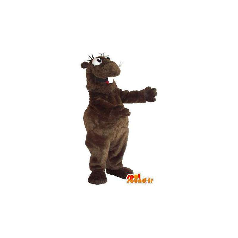 Mascotte de hamster rigolo, déguisement de rongeur - MASFR001736 - Mascottes Animales